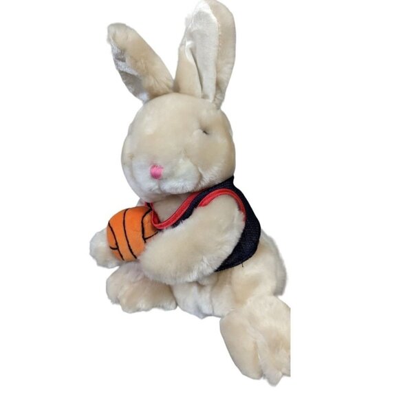 Dan Dee Basketball Stuffed Bunny Plush Animal Easter  12in  soft - Picture 3 of 11